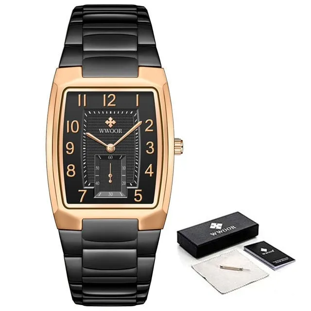18K Yellow Gold Women Watch Women Bracelet Wrist Jewelry
