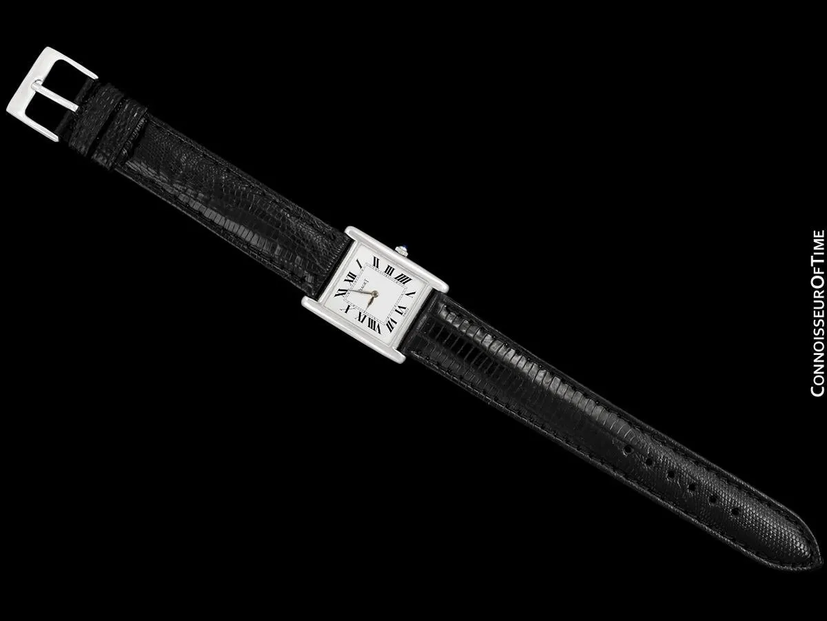 1960's Piaget Vintage Mens Midsize Unisex Watch with Award Winning 9P Movement - 18K White Gold