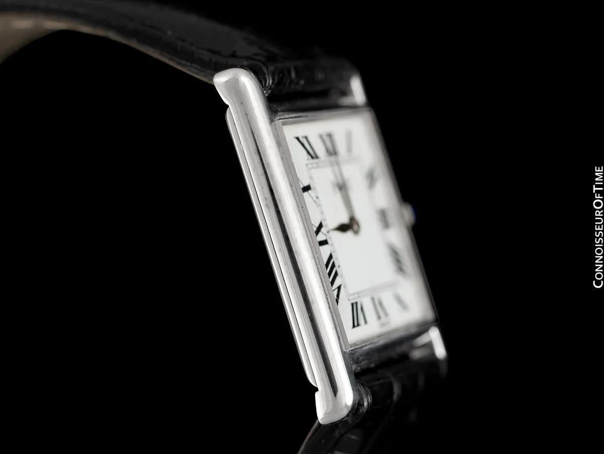 1960's Piaget Vintage Mens Midsize Unisex Watch with Award Winning 9P Movement - 18K White Gold