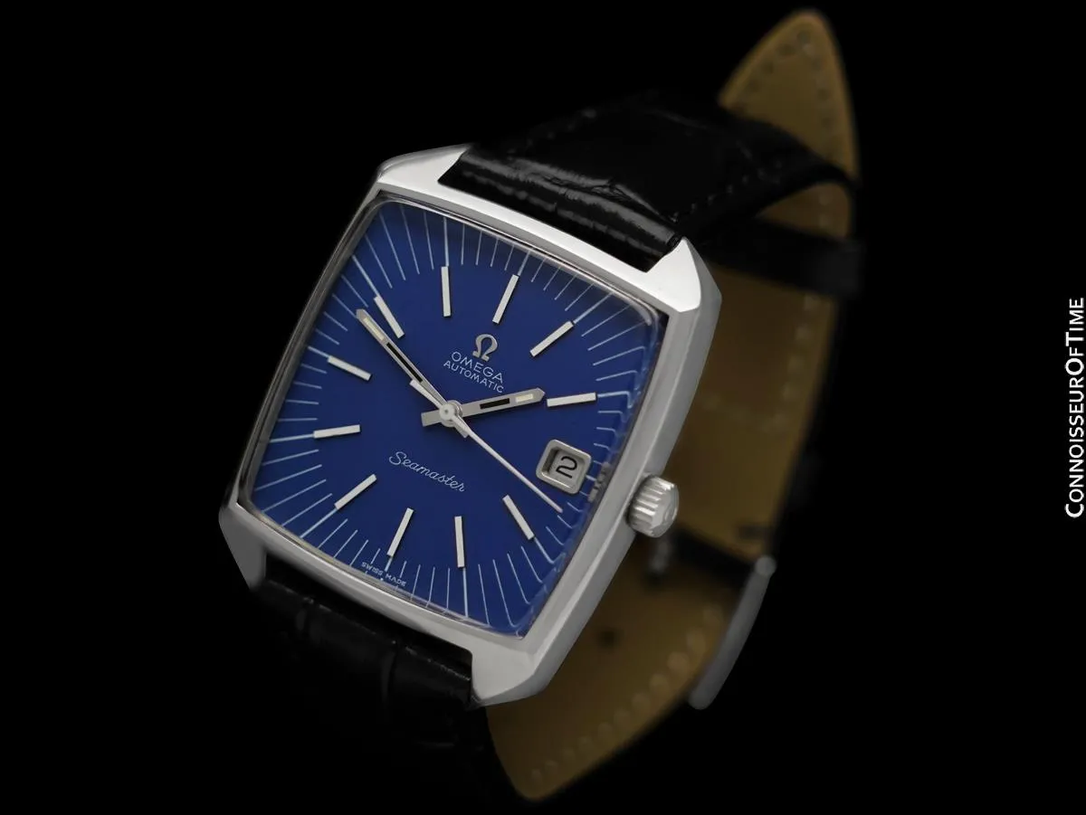 1969 Omega Seamaster Compressor Mens Vintage Watch with Cal. 565 and Racing Dial - Stainless Steel