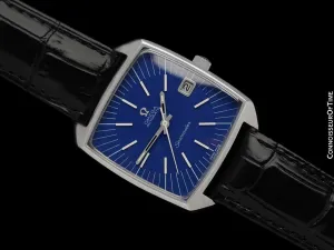 1969 Omega Seamaster Compressor Mens Vintage Watch with Cal. 565 and Racing Dial - Stainless Steel
