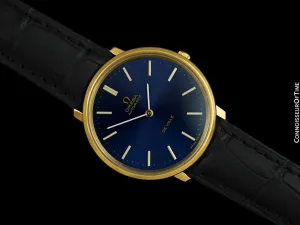 1969 Omega Vintage De Ville Mens Full Size Automatic Watch - 18K Gold Plated & Stainless Steel