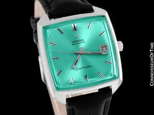 1970's Omega Seamaster Compressor Mens Vintage Watch with 565 Movement, Automatic, Quick-Setting Date - Stainless Steel