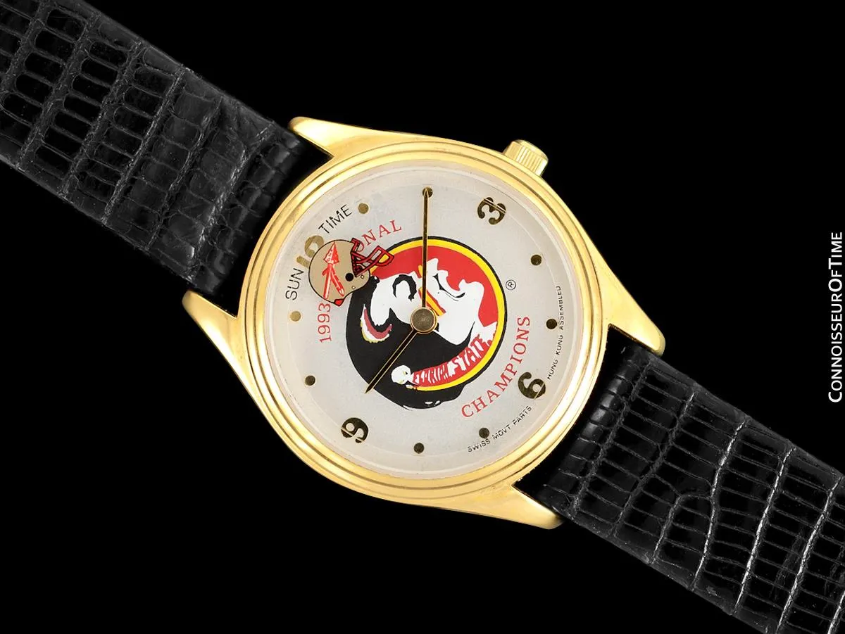 1993 Florida State University Seminoles Mens Championship Watch - Owned & Worn By Burt Reynolds