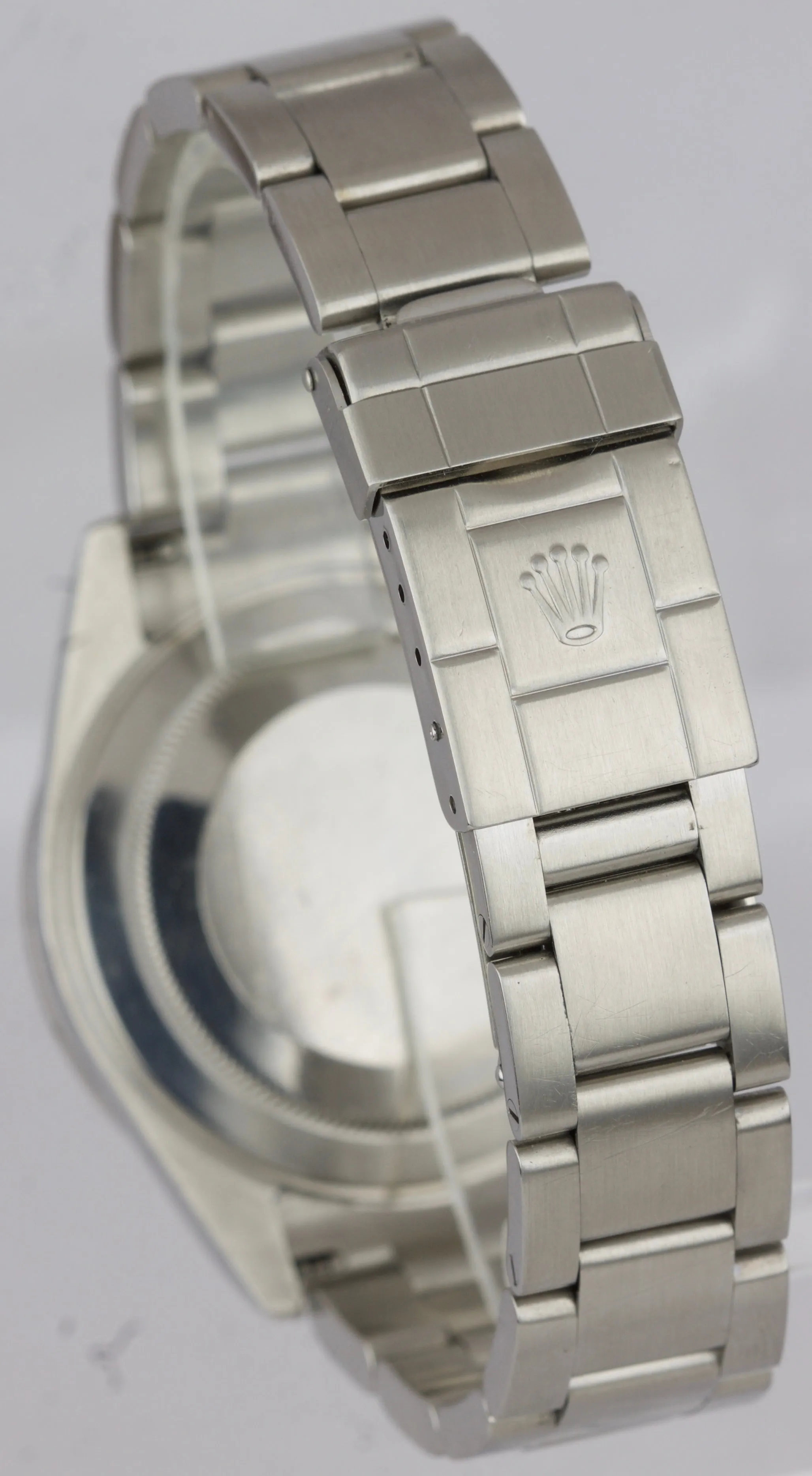 2007 UNPOLISHED Rolex Explorer II Stainless Polar White Date GMT 40mm 16570