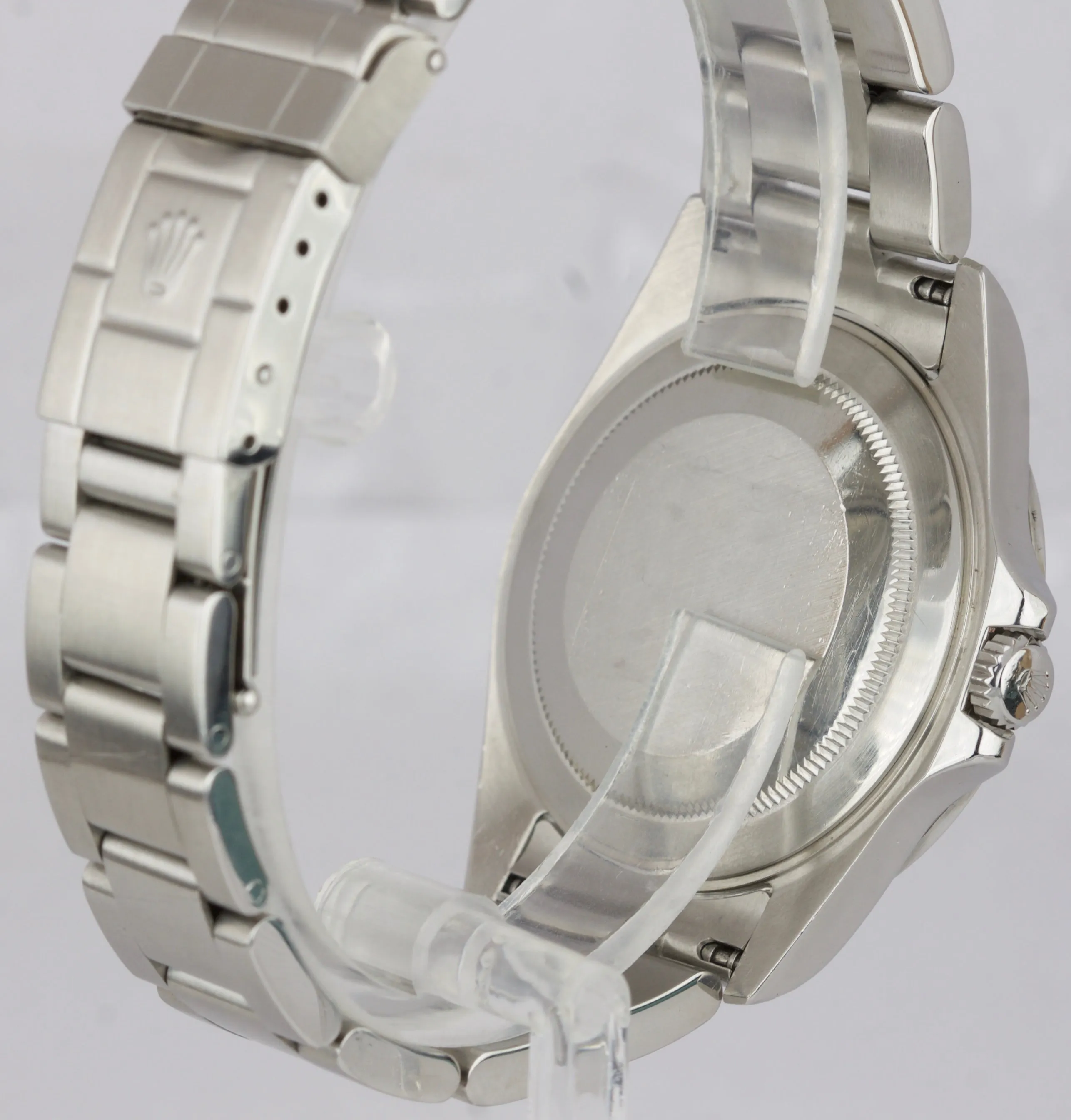 2007 UNPOLISHED Rolex Explorer II Stainless Polar White Date GMT 40mm 16570