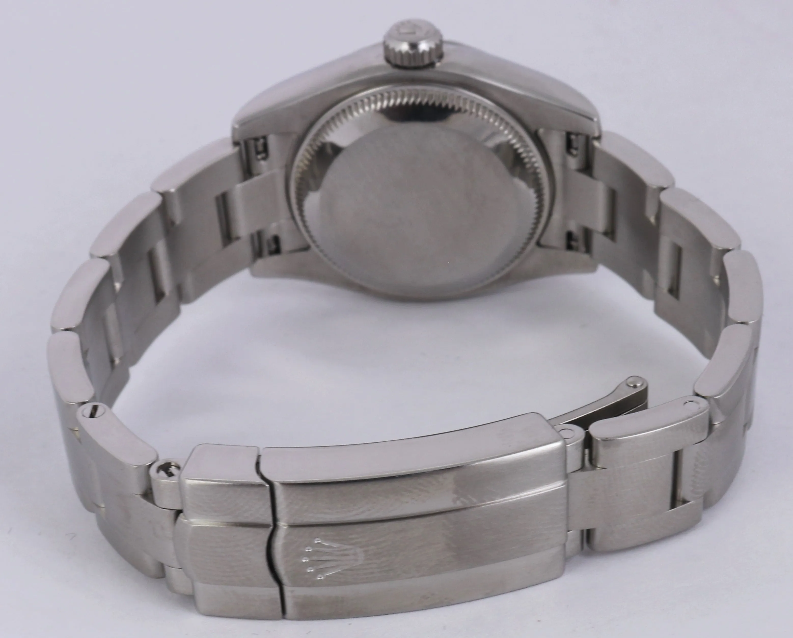 2009 Ladies Rolex Oyster Perpetual Salmon 176210 Stainless 26mm Oyster Watch