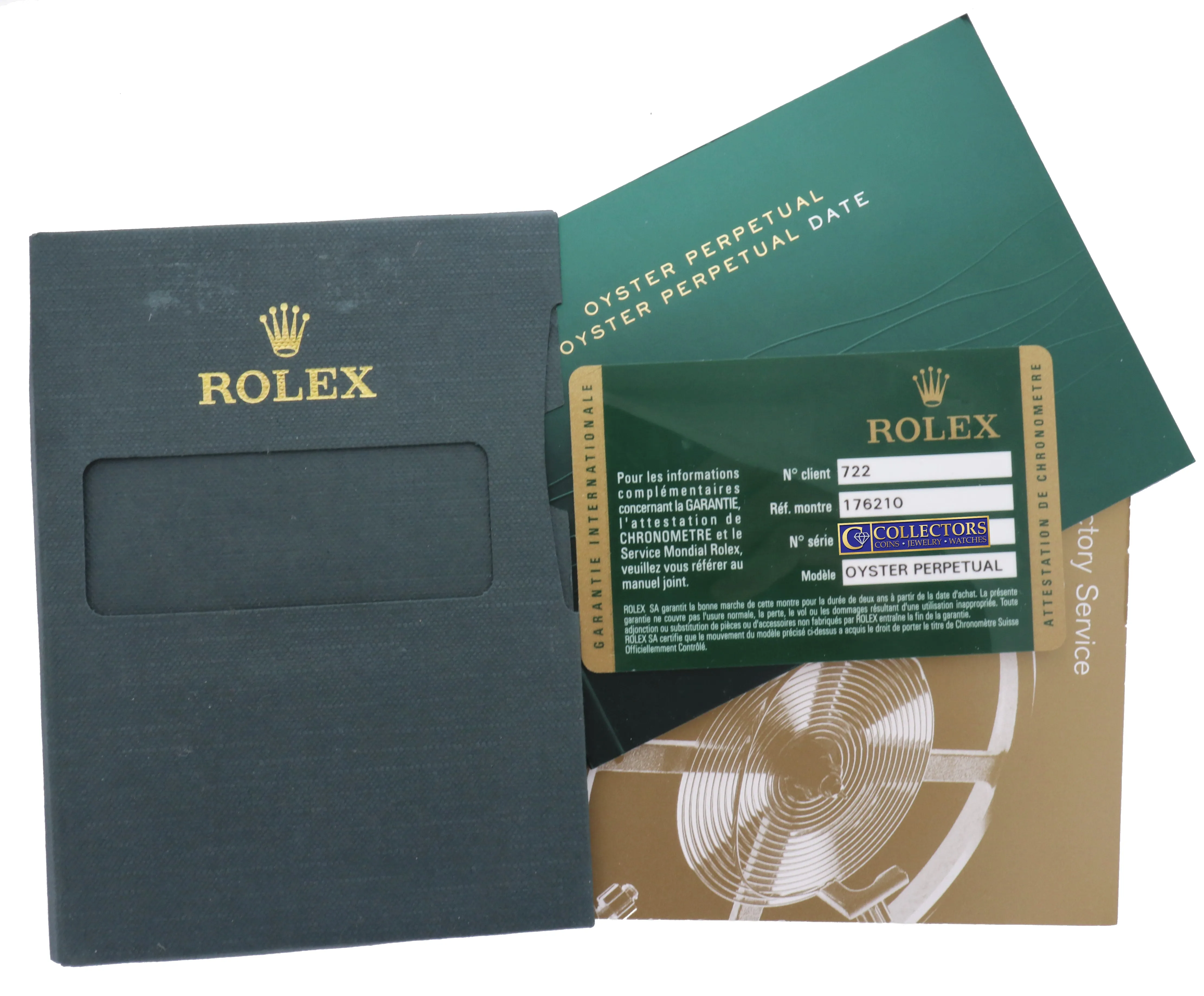 2009 Ladies Rolex Oyster Perpetual Salmon 176210 Stainless 26mm Oyster Watch