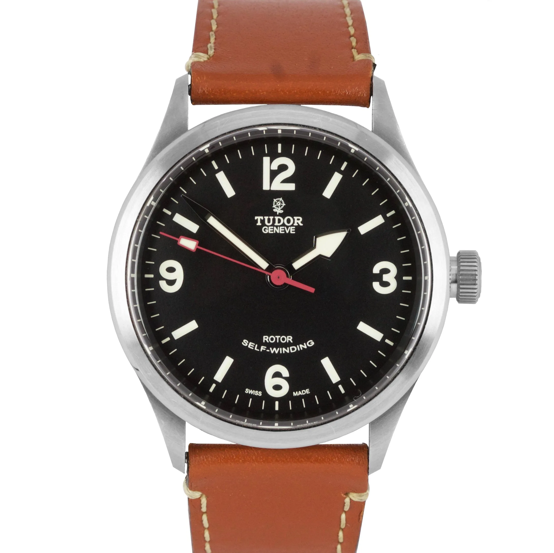 2016 TUDOR Heritage Ranger Stainless Steel 41mm Black Automatic Watch M79910