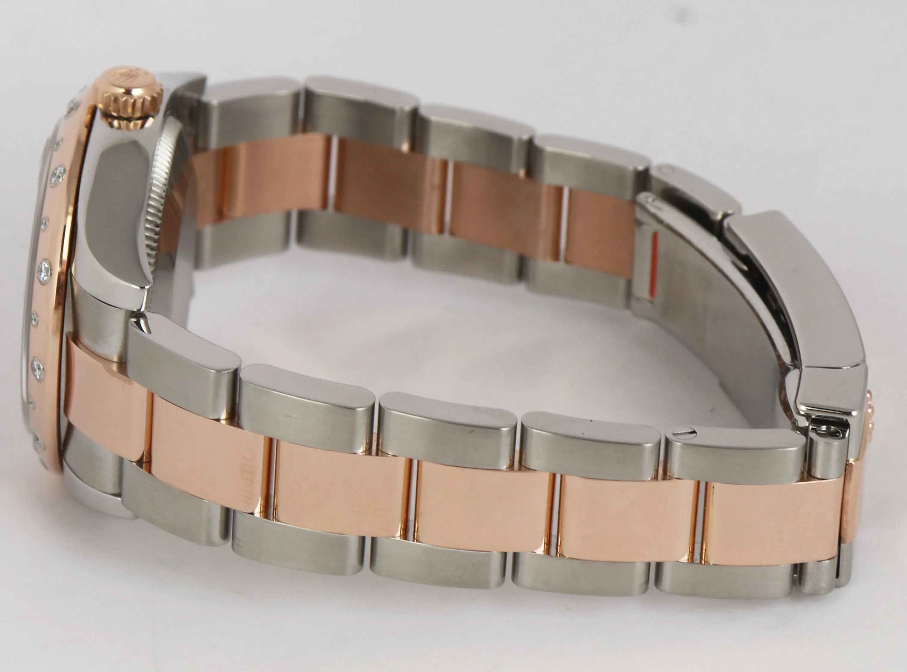 2017 Rolex DateJust 31 Rose Gold Chocolate DIAMOND Two-Tone 31mm Oyster 178341