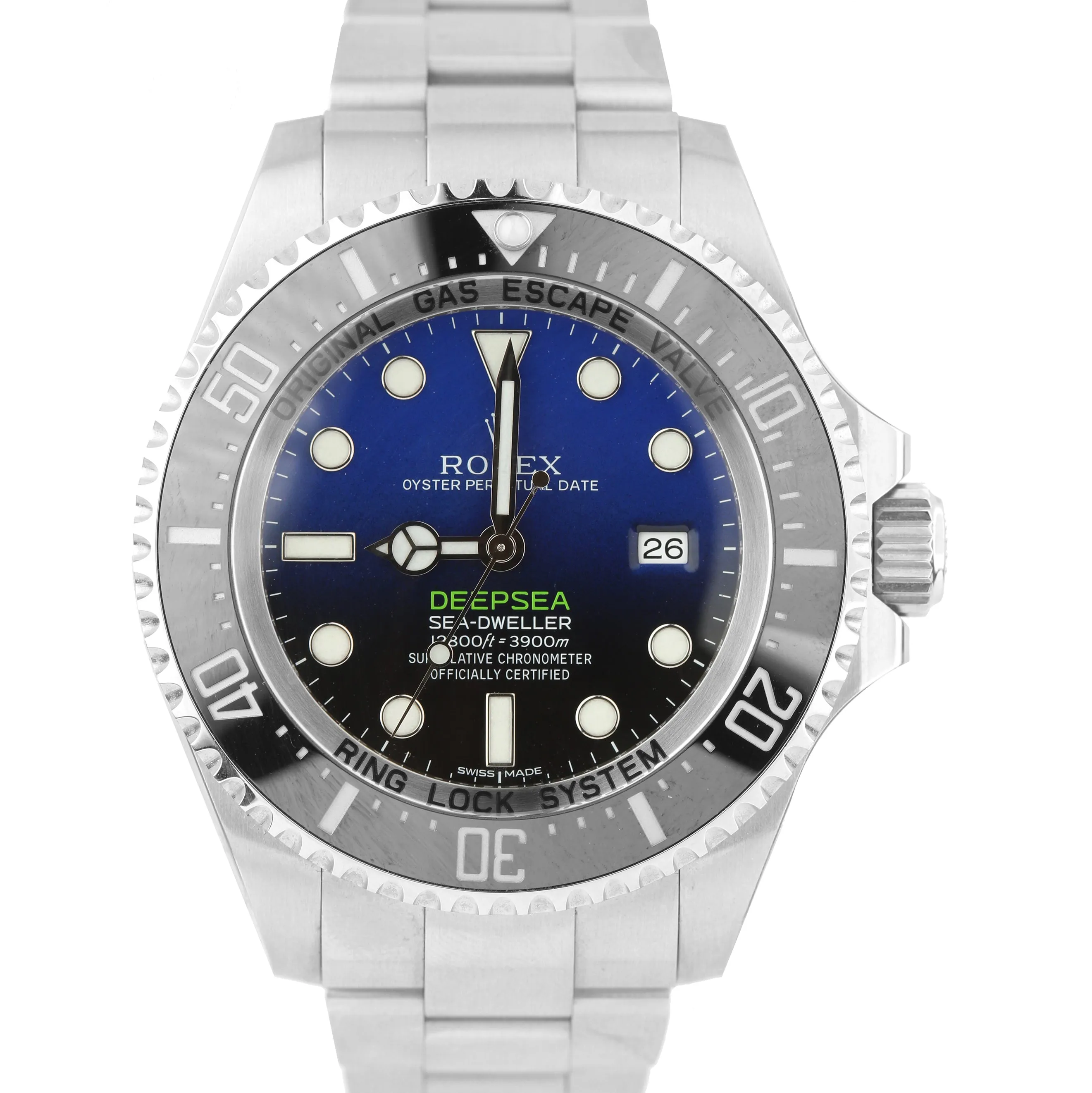 2017 Rolex Sea-Dweller Deepsea James Cameron Blue 44mm Steel 116660 Watch B P