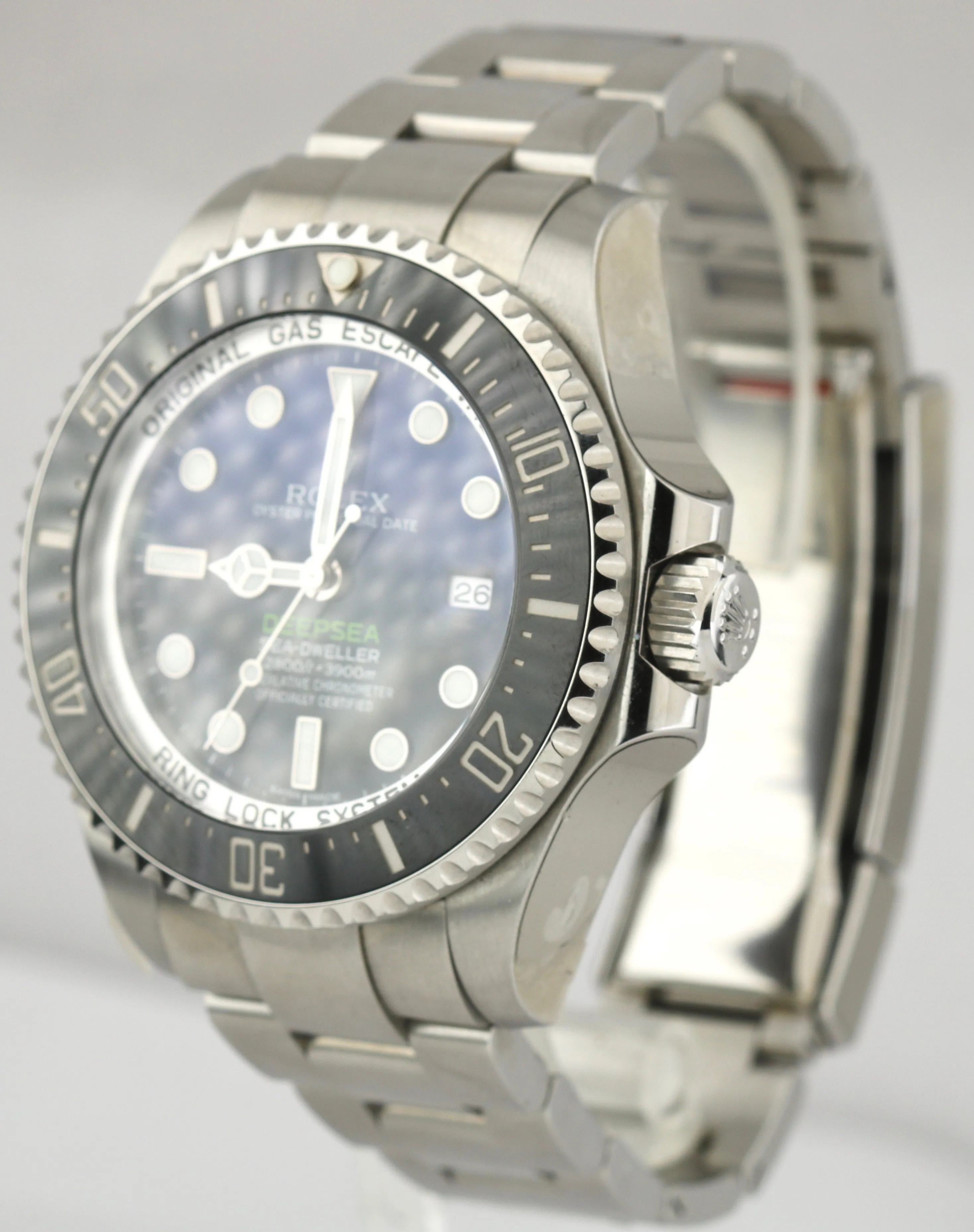 2017 Rolex Sea-Dweller Deepsea James Cameron Blue 44mm Steel 116660 Watch B P