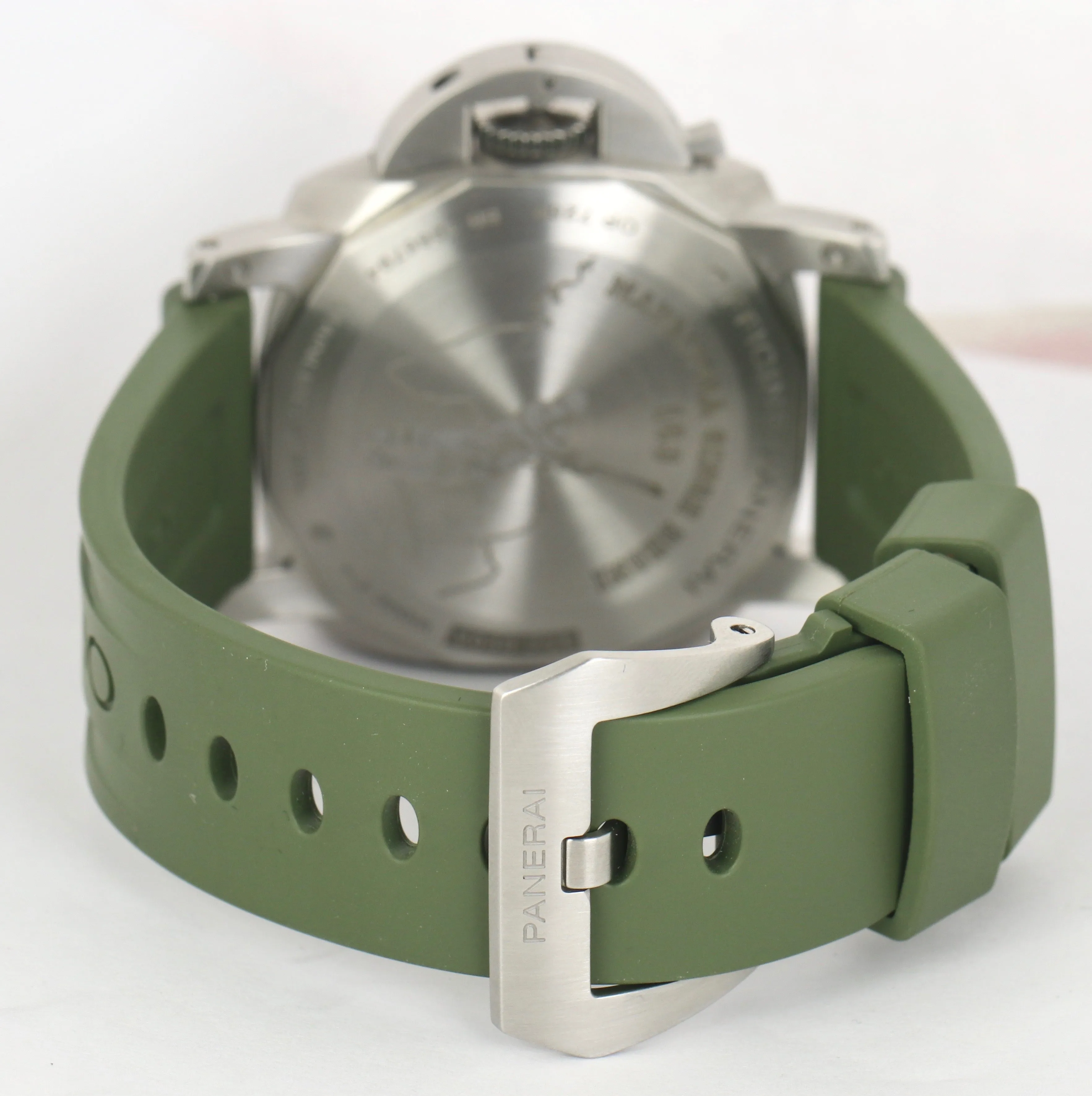 2020 Panerai Luminor 1950 3 Days GMT Mahendra Dhoni PAM01056 Green 44mm PAM 1056