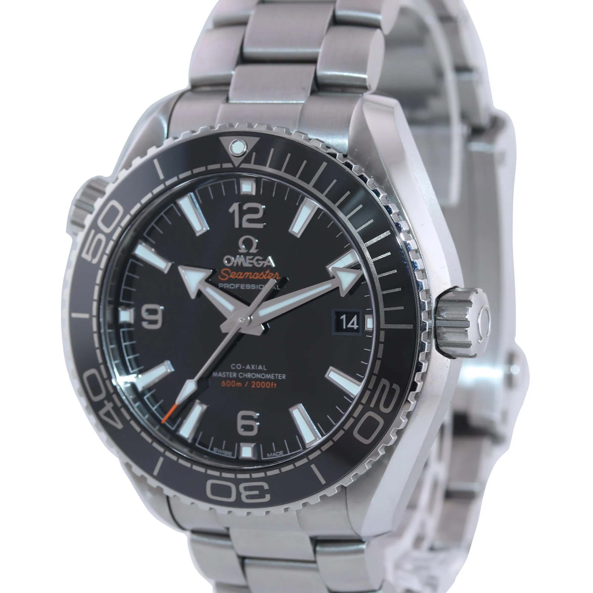 2021 PAPERS Omega Seamaster Planet Ocean 44mm 215.30.44.21.01.001 Black Watch