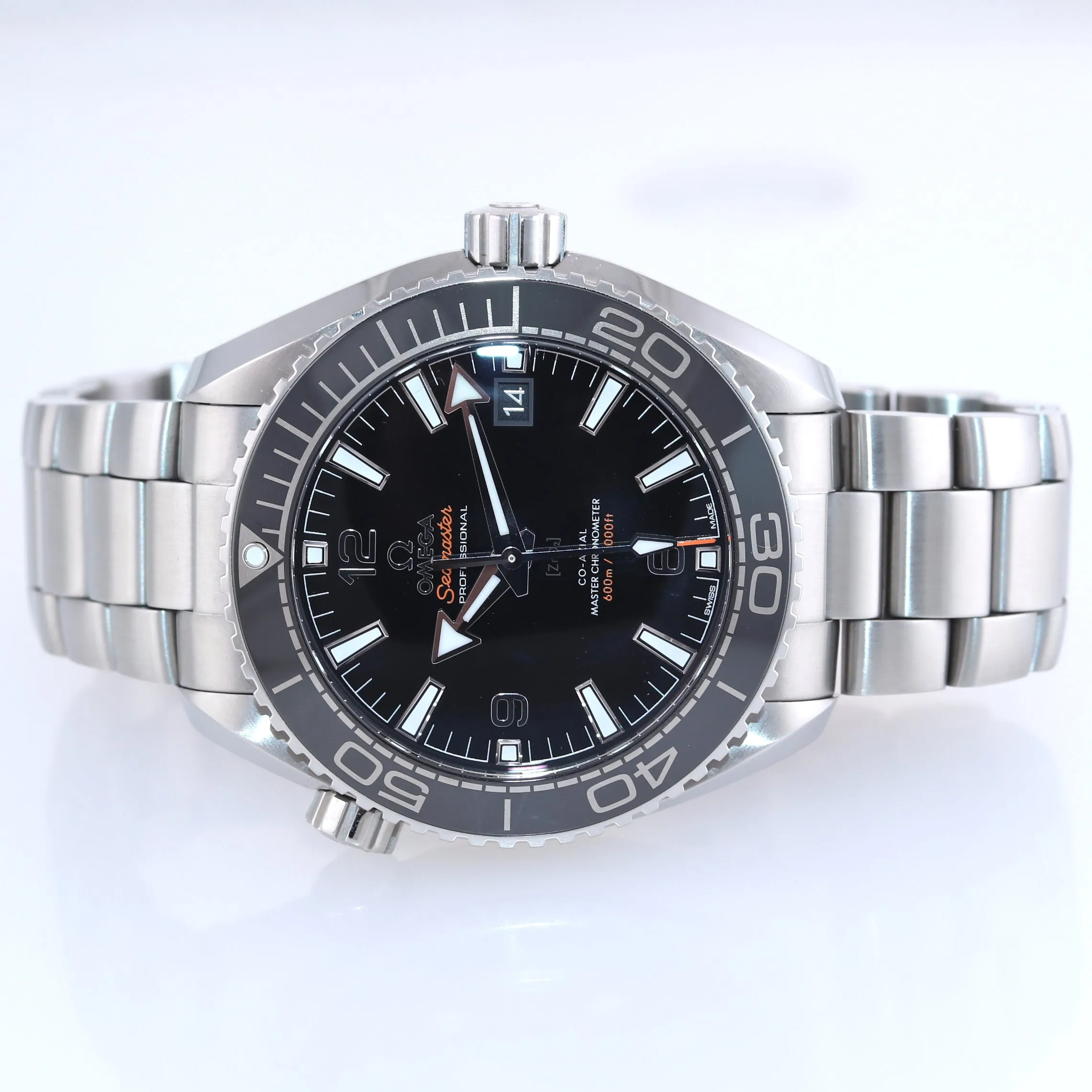 2021 PAPERS Omega Seamaster Planet Ocean 44mm 215.30.44.21.01.001 Black Watch