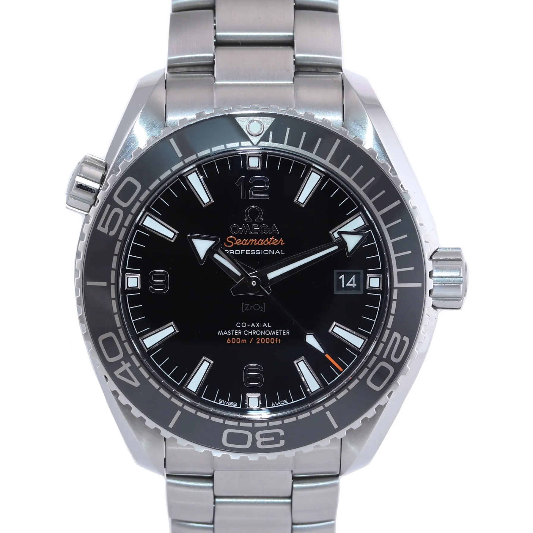 2021 PAPERS Omega Seamaster Planet Ocean 44mm 215.30.44.21.01.001 Black Watch