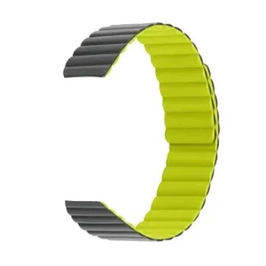 20MM Silicone Magnetic Watch Band - Grey Green