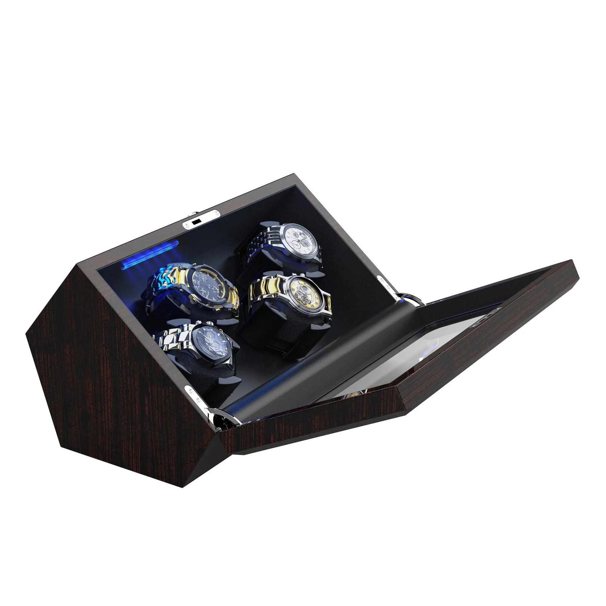 4 Automatic Wooden Watch Winder