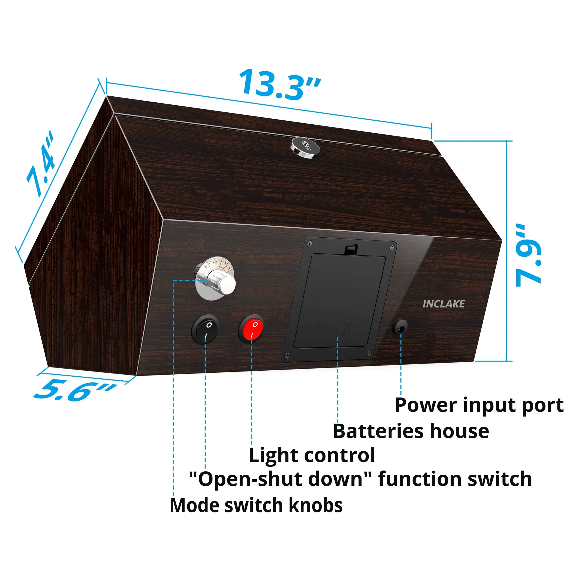 4 Automatic Wooden Watch Winder