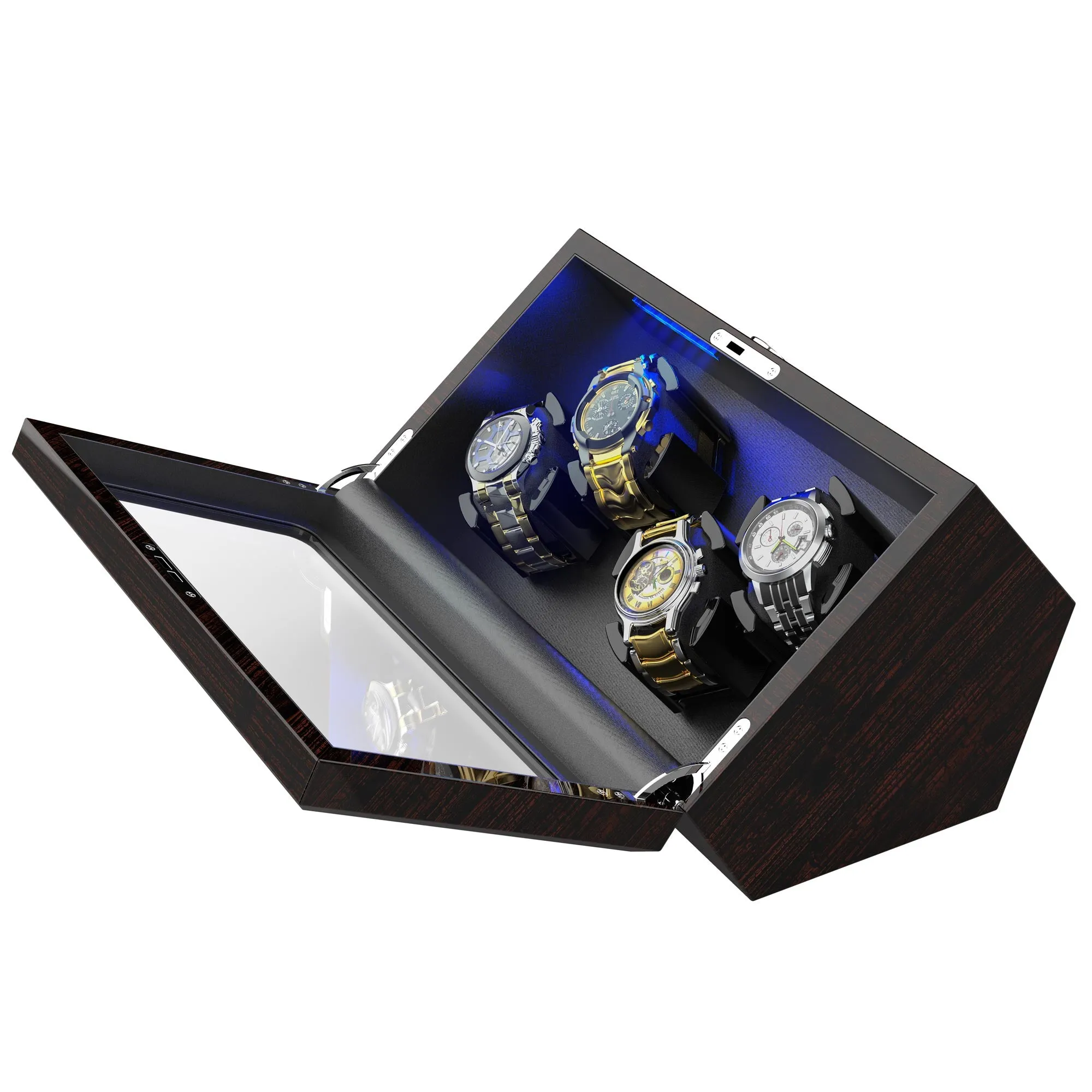4 Automatic Wooden Watch Winder