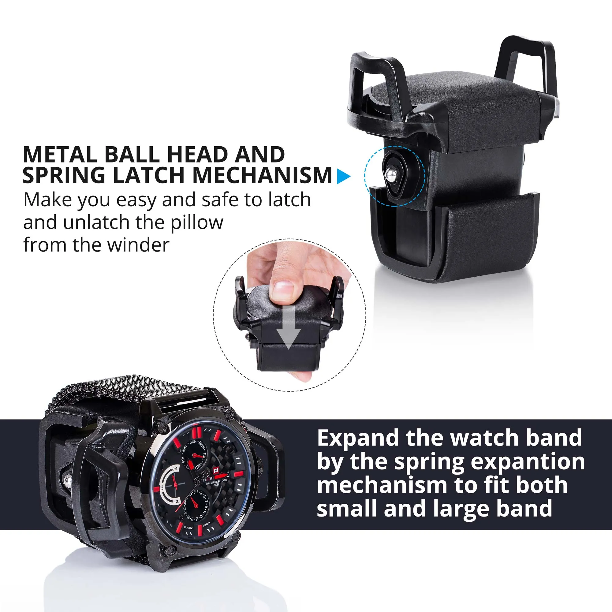 8 Automatic Watch Winders with LCD Touch Screen, Carbon Fiber