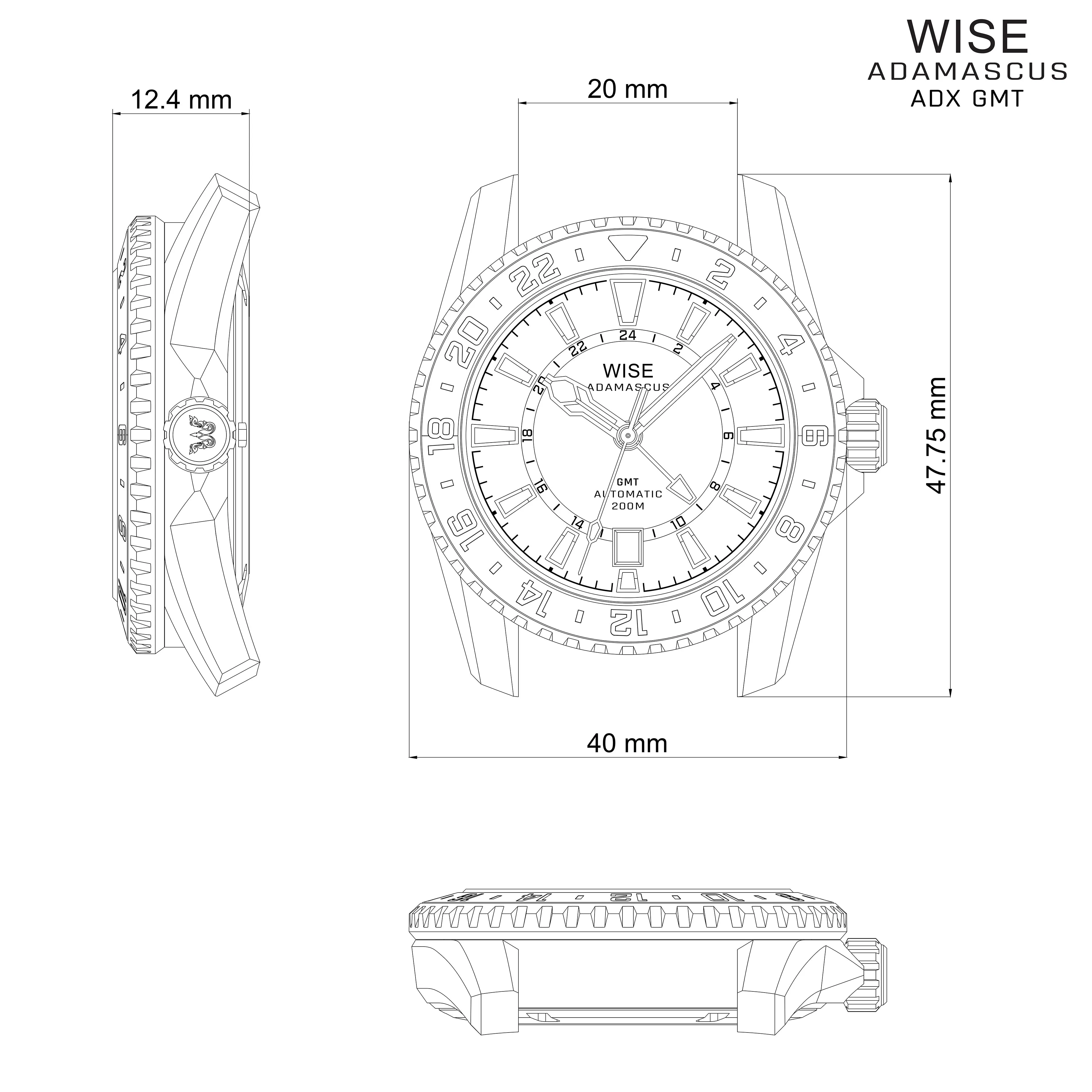ADAMASCUS ADX120 True GMT FKM Rubber Set