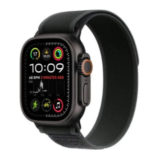 Apple Watch Ultra 2 GPS   Cellular 49mm Black Titanium Case with Black Trail Loop - M/L