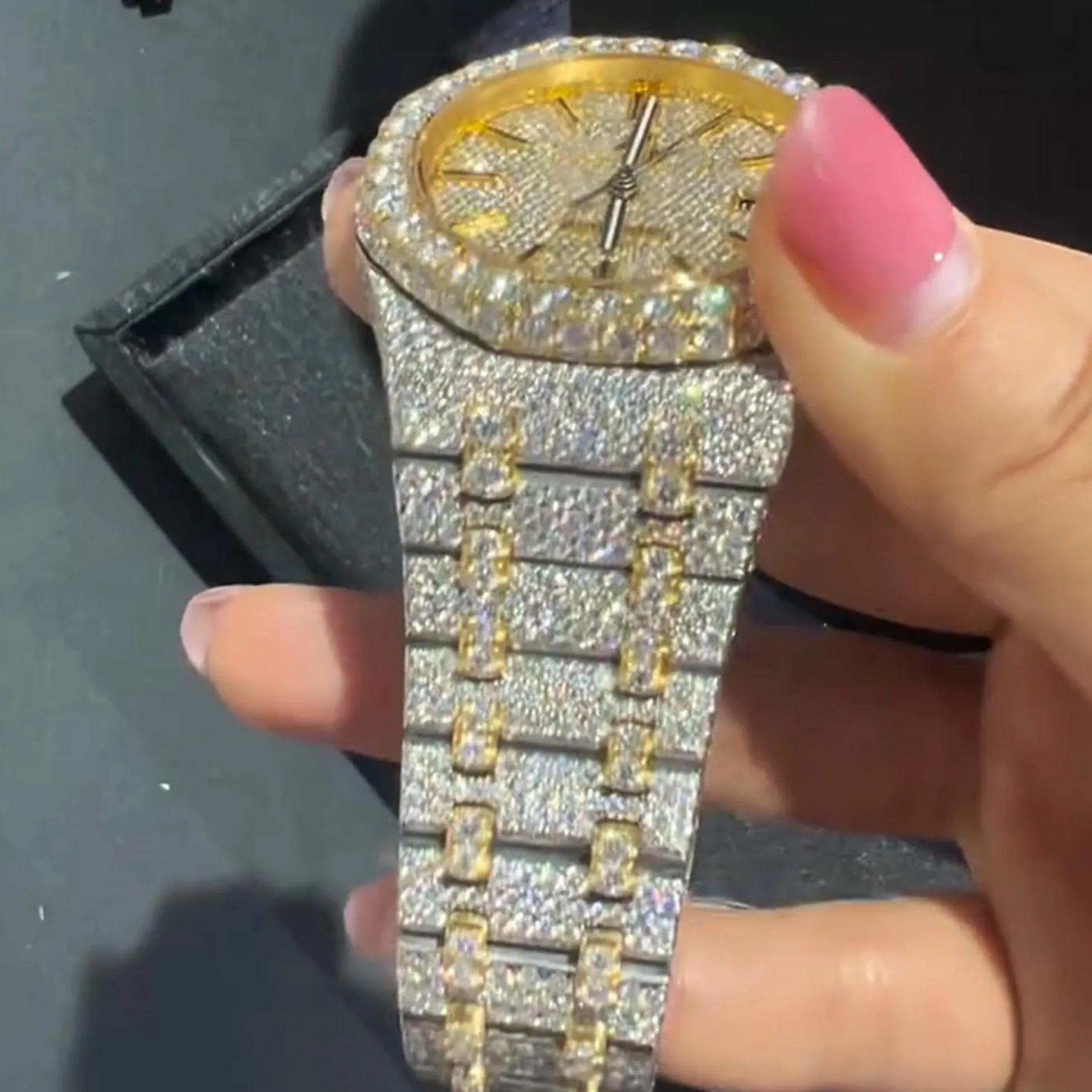Audemars Piguet Moissanite Diamond Watch w 51