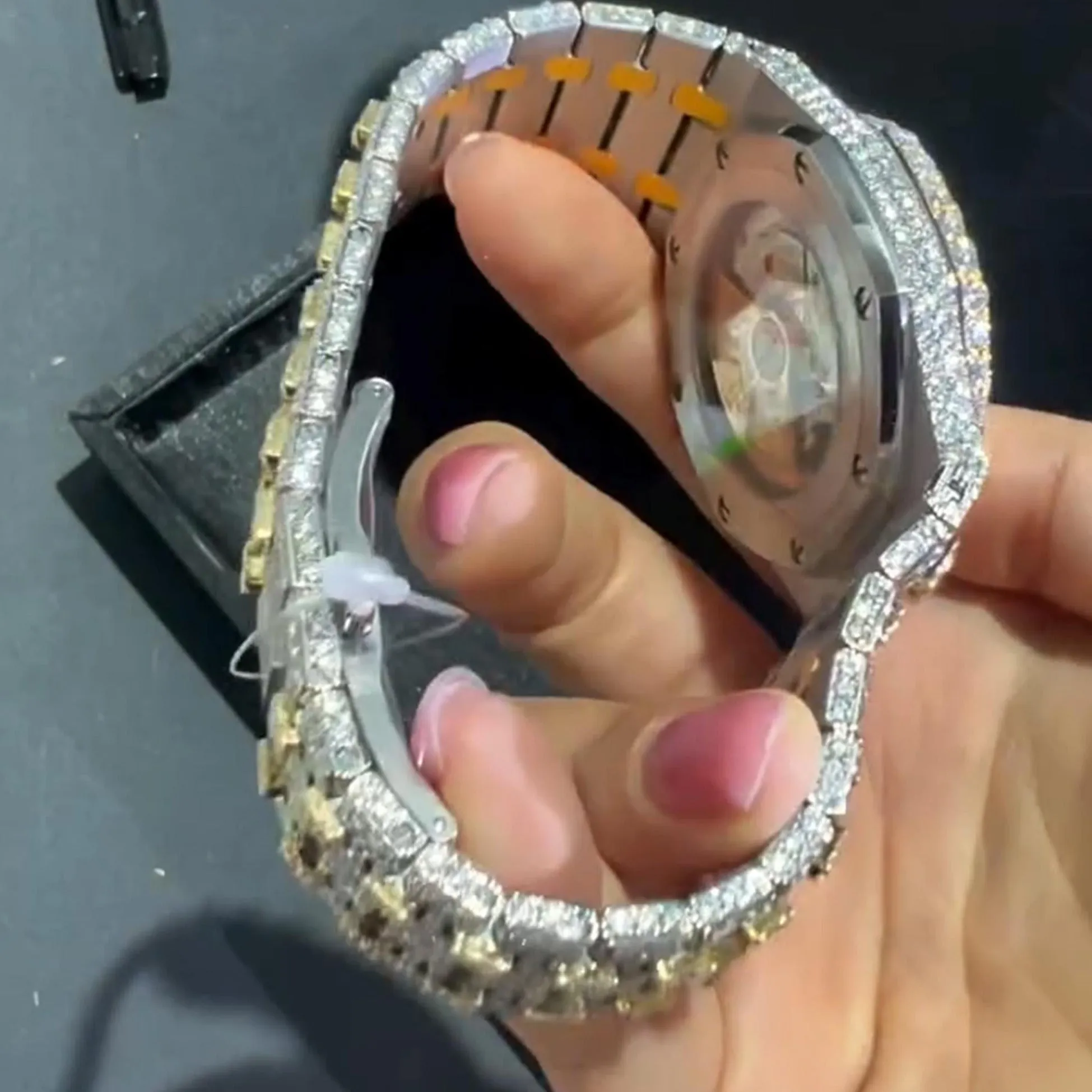 Audemars Piguet Moissanite Diamond Watch w 51