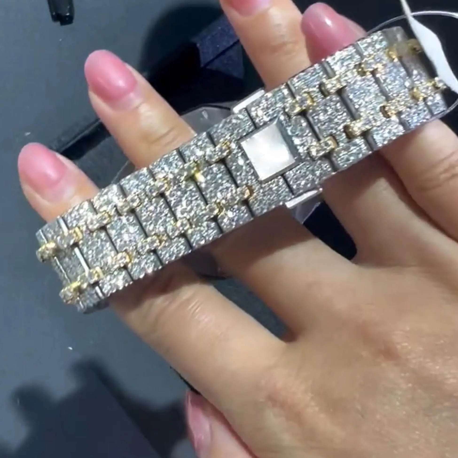 Audemars Piguet Moissanite Diamond Watch w 51