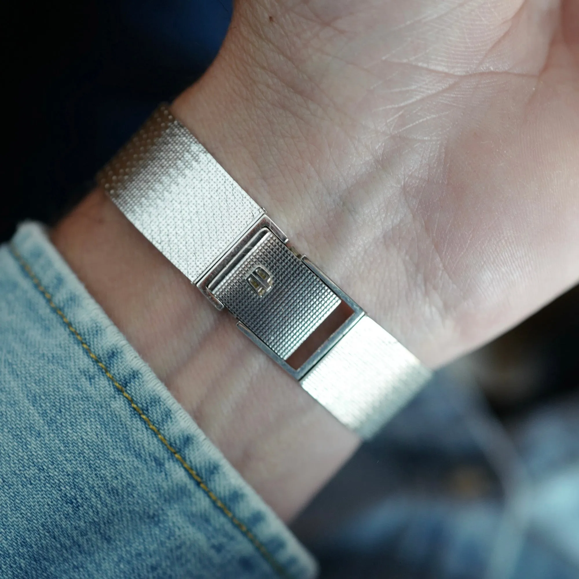 Audemars Piguet White Gold Automatic Tonneau Watch