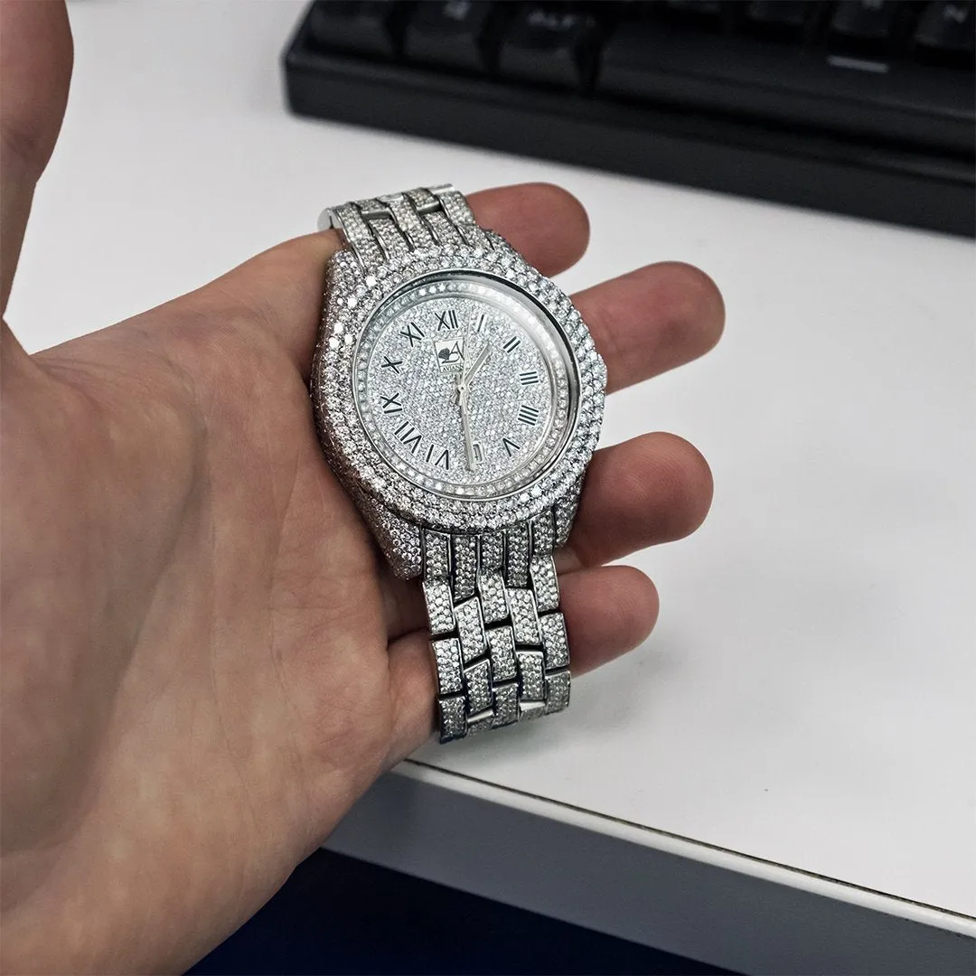 Avianne and Co. Mens Essence Collection Diamond Watch 21.50 Ctw