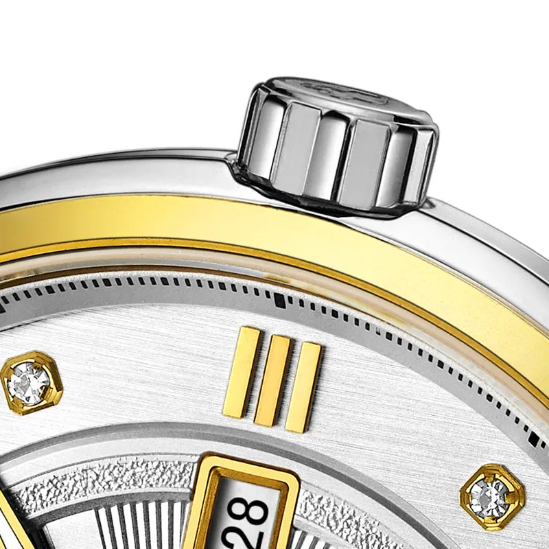 BALCO Quartz Watches For Men-Sapphire Glass,Two-Hand Watch for Work