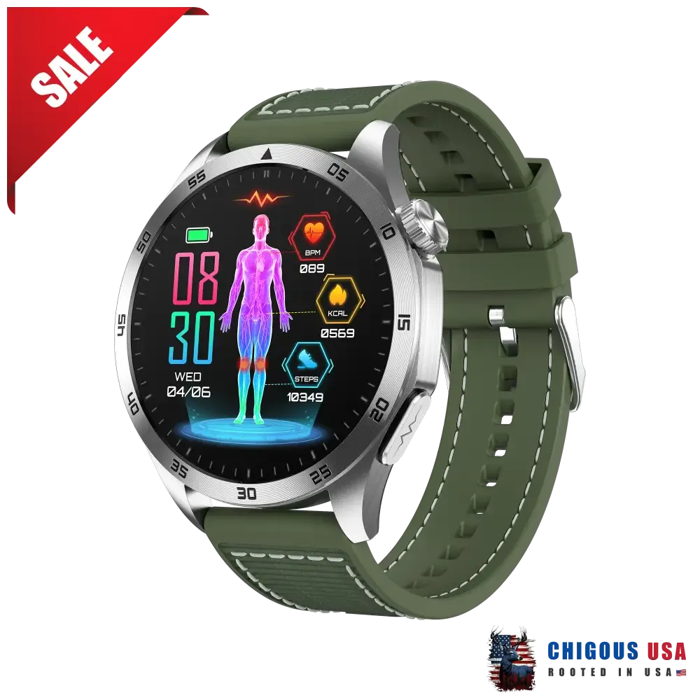 Bearscome pro 4 Intelligent micro-physical examination Blood Glucose ECG Pressure Blood Oxygen Smartwatch