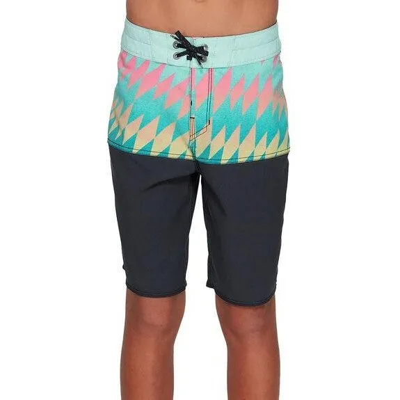BILLABONG BOYS FIFTY 50 PRO AQUA BOARDSHORT