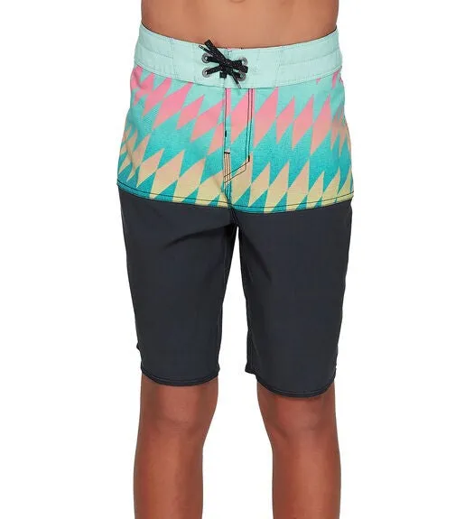 BILLABONG BOYS FIFTY 50 PRO AQUA BOARDSHORT