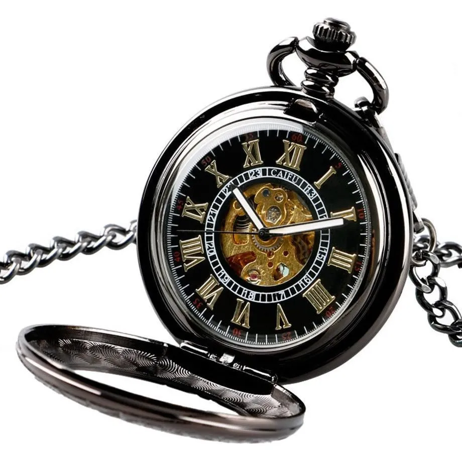 Black Fob Watch