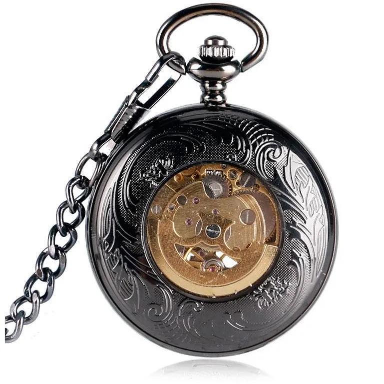 Black Fob Watch
