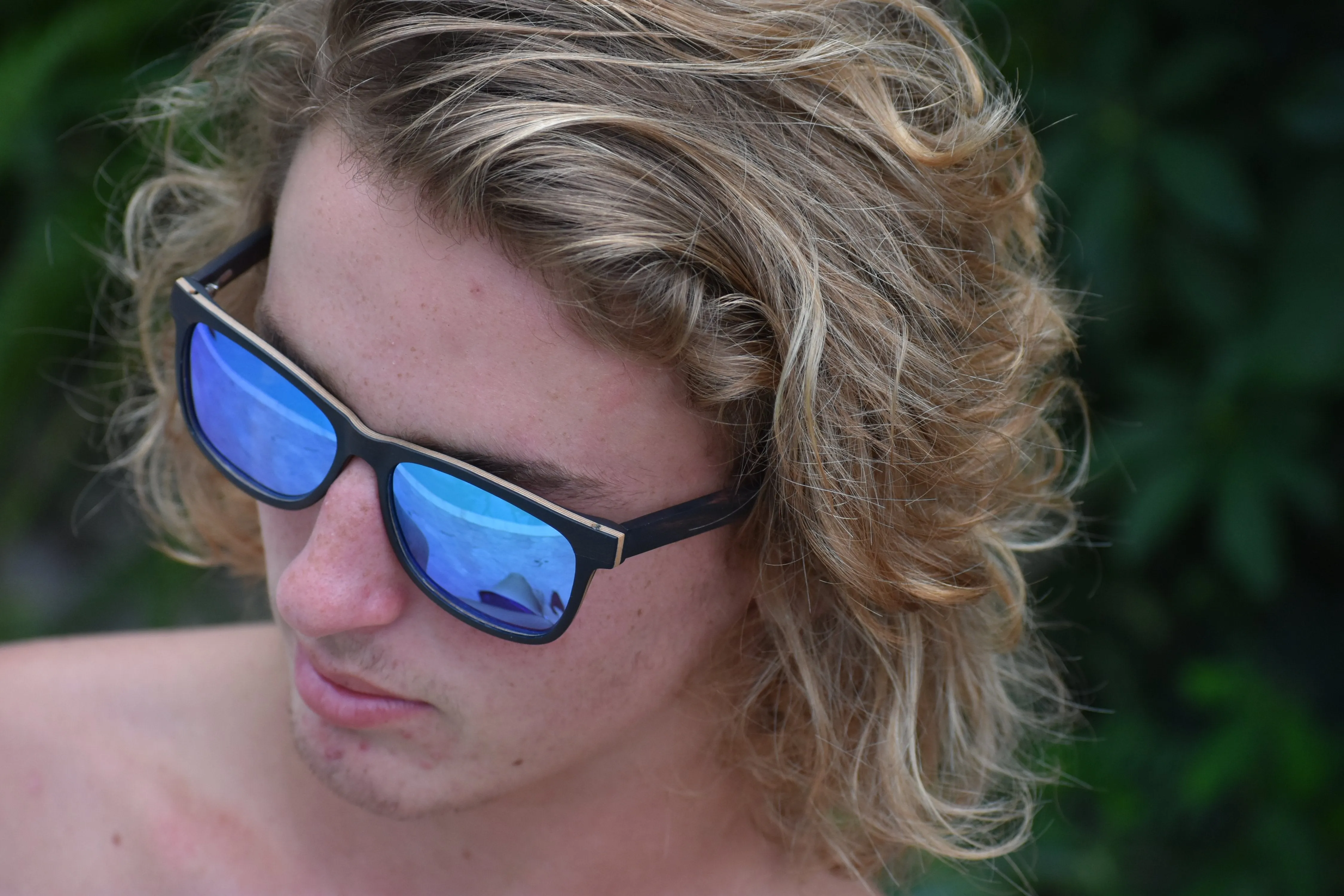 Black Sandalwood Classic Frame Sunglasses - Fino