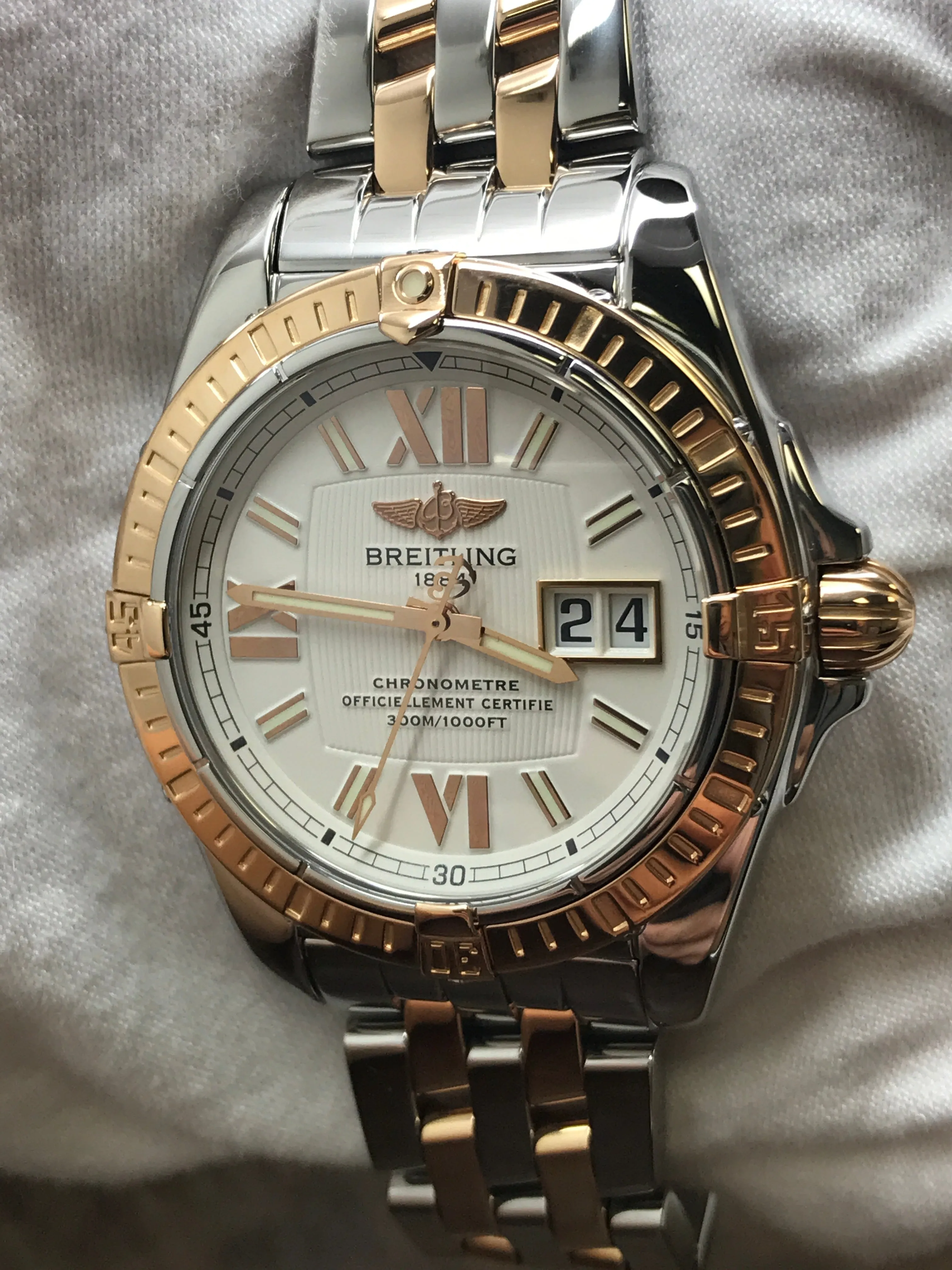 Breitling Cockpit Windrider C49350 White Dial Automatic Men's Watch