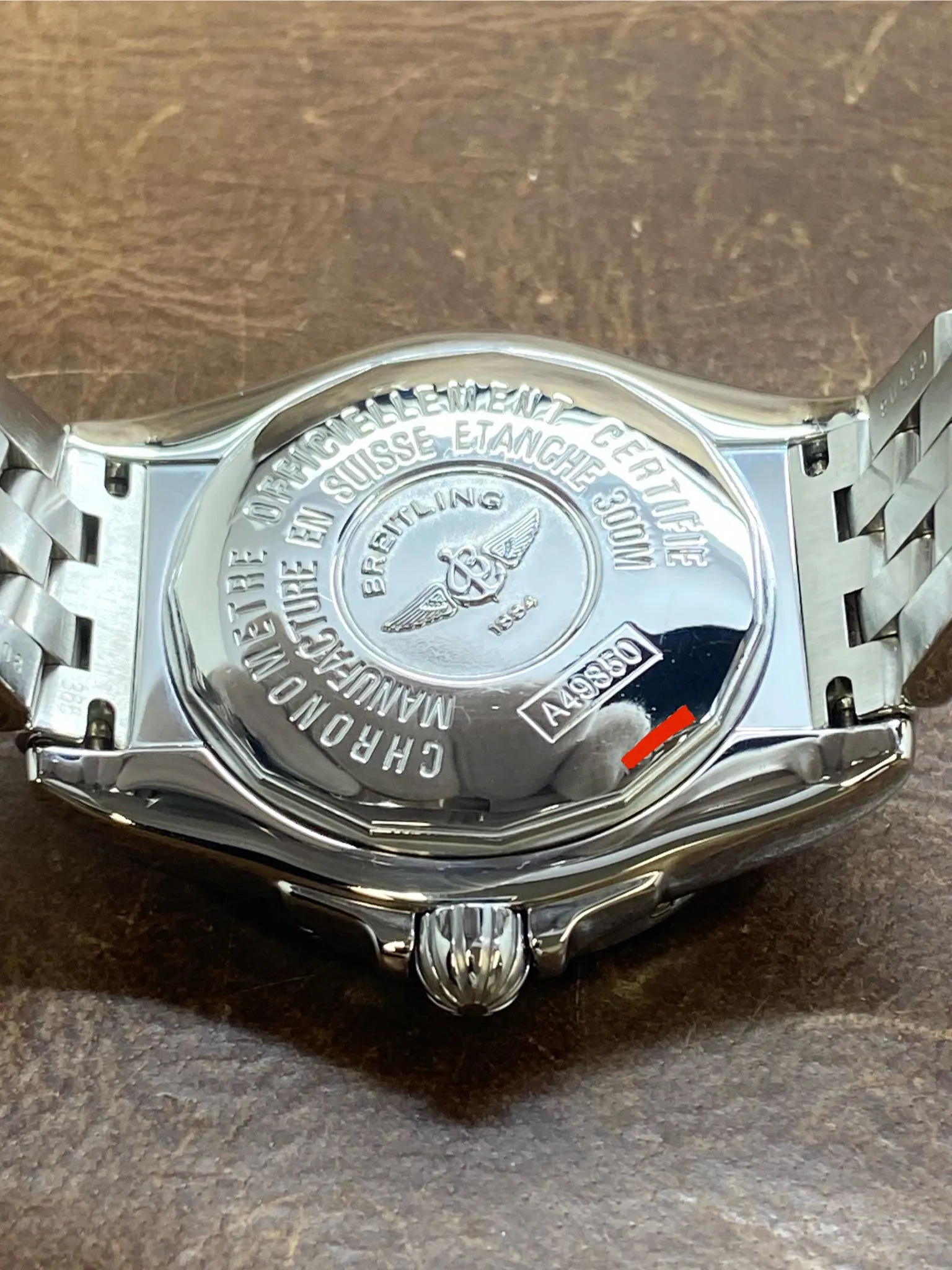 Breitling Cockpit Windrider Galactic 41mm A49350 White Dial Automatic Men's Watch