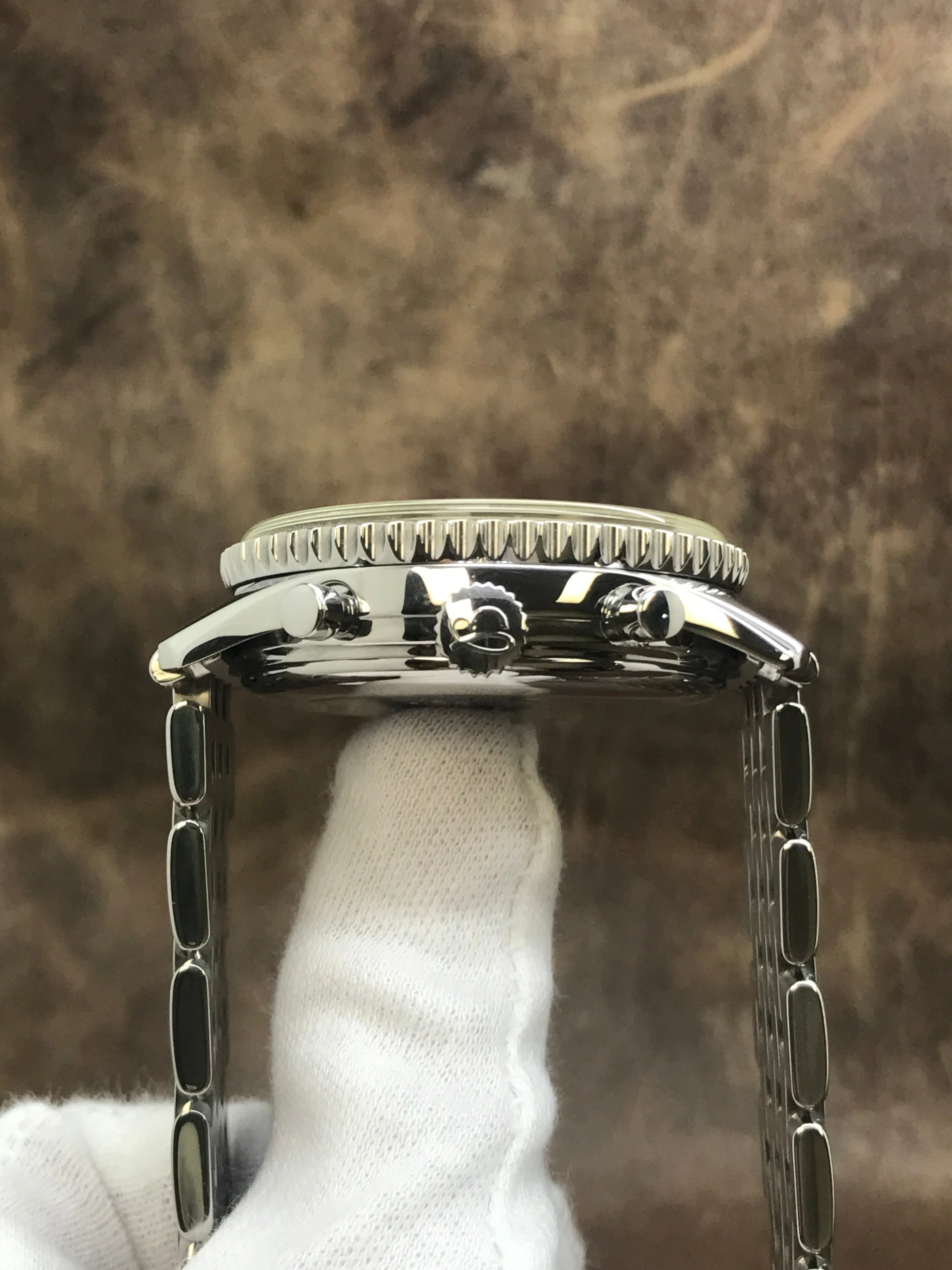 Breitling Montbrillant Spatiographe A36030.1 Silver-white Dial Automatic Men's Watch