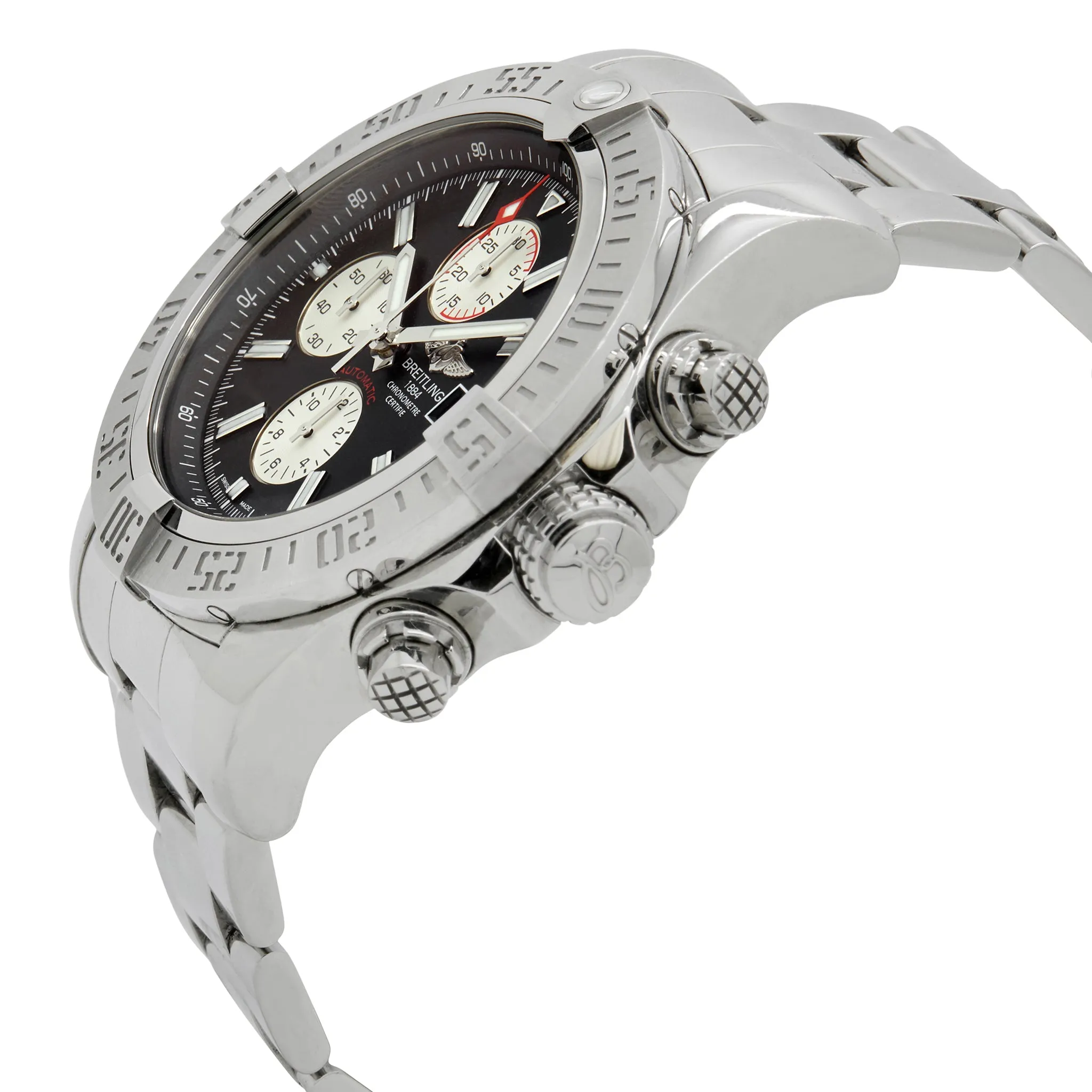 Breitling Super Avenger II A1337111 Black Dial Automatic Men's Watch