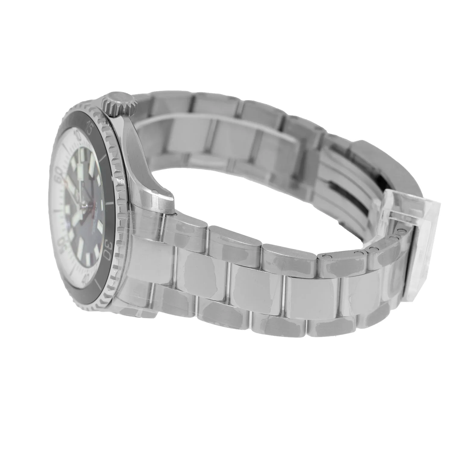 Breitling Superocean 44mm Stainless Steel Blue Index Dial Black Bezel A17376