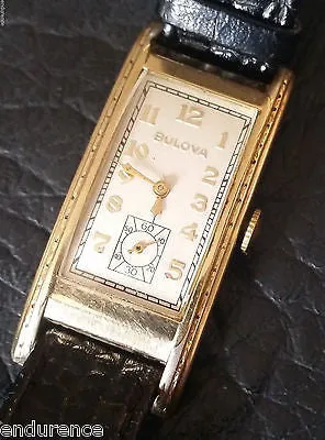 Bulova 1937 President 1941 Movement Cal 7AP 12 Jewel B- 10k Gold Filled Signed o