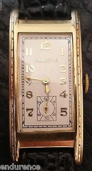 Bulova 1937 President 1941 Movement Cal 7AP 12 Jewel B- 10k Gold Filled Signed o