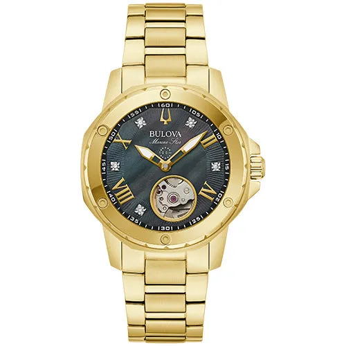 Bulova Stainless Steel Performance Ladies Watch