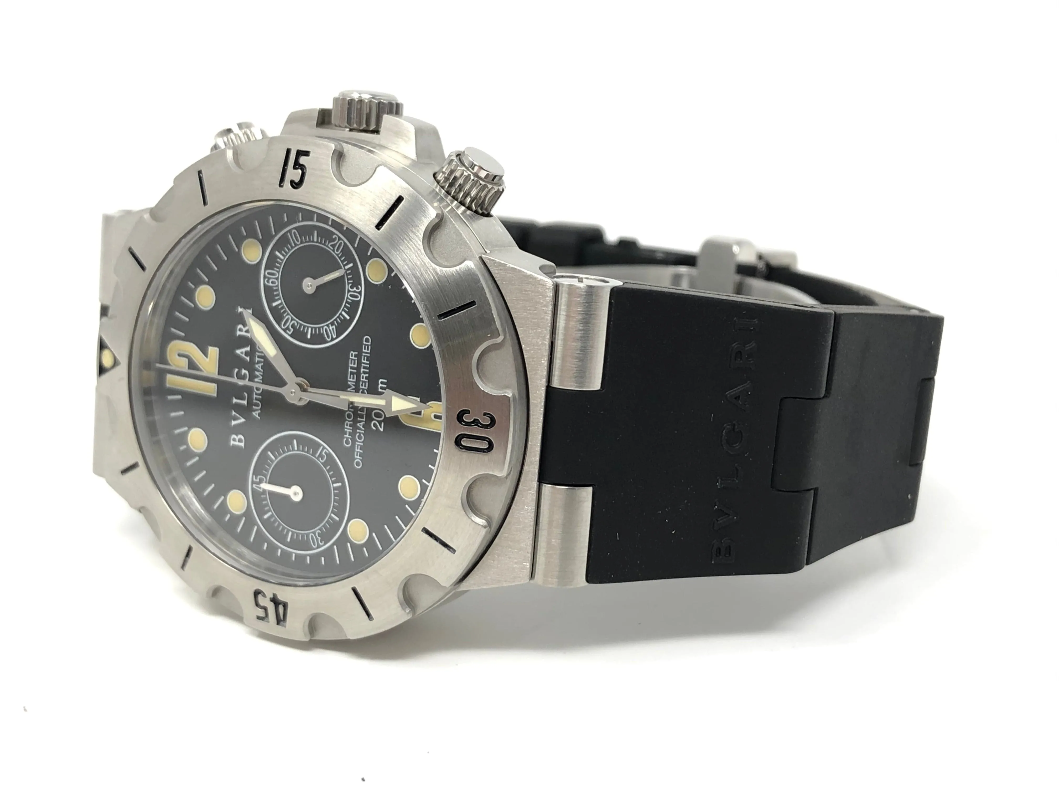 Bvlgari Diagono Chronograph Scuba Steel 38MM - Pre-Owned