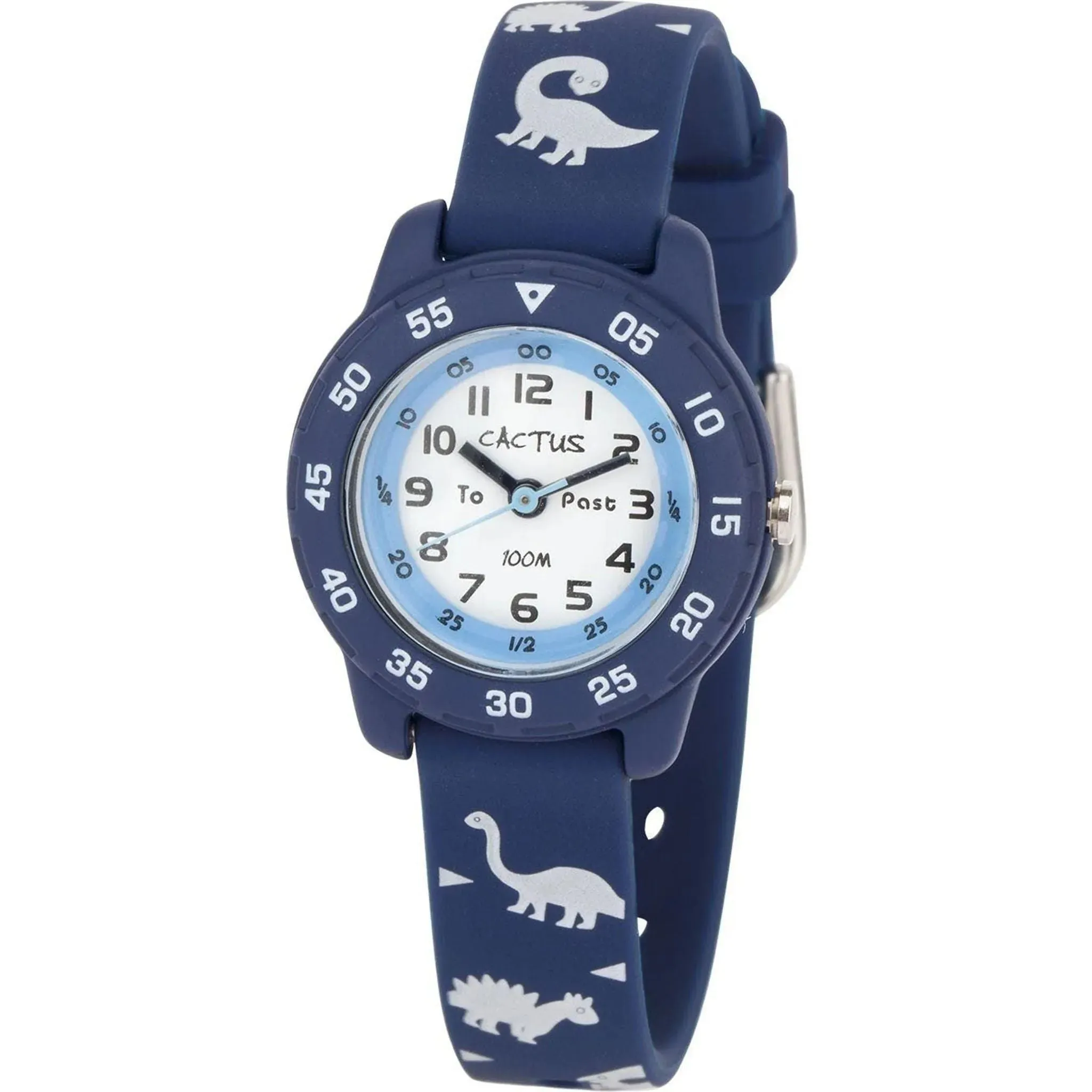 Cactus Watches | Junior | Time Teacher | Blue / Dinosaur