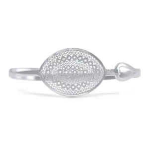 CALLIE SILVER CLASP BRACELET FILIGREE